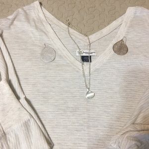 American Eagle V-neck and back shirt
